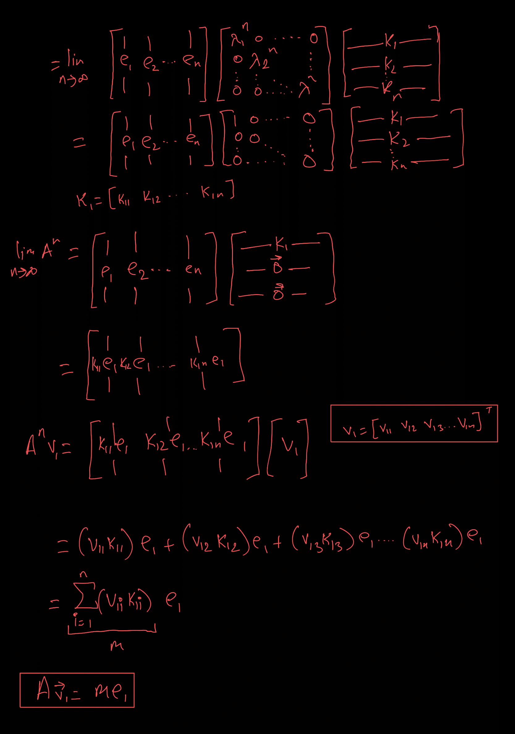 Markov Convergence Derivation